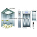 Passenger Elevator with Mirror Etching Stainless Steel Car Cabin